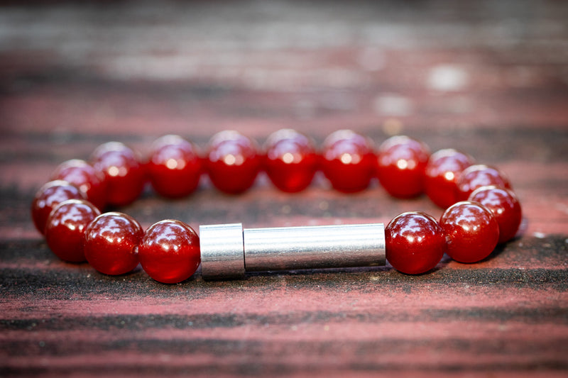 cremation bracelet red